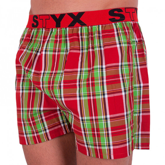 Calzones de hombre Styx elástico deportivo multicolor (B624)