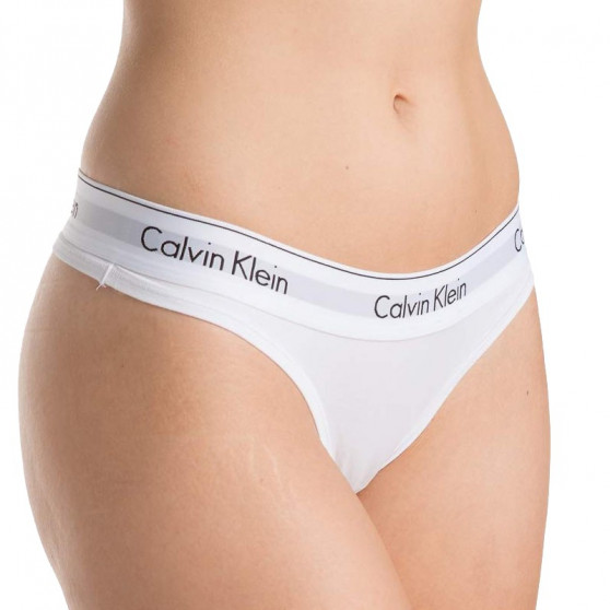 Tanga de mujer Calvin Klein blanco (QF5117E-100)