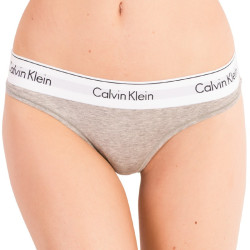 Tanga de mujer Calvin Klein sobredimensionado grey (QF5117E-020)