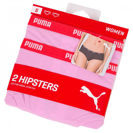 2PACK bragas de mujer Puma rosa (573009001 424)