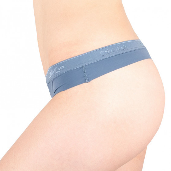 2PACK tanga de mujer Calvin Klein multicolor (QD3695E-TSR)