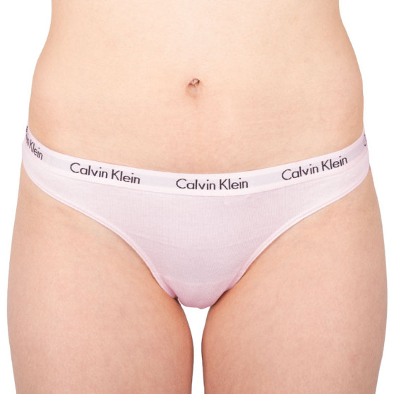 Tanga de mujer Calvin Klein rosa (D1617E-2NT)