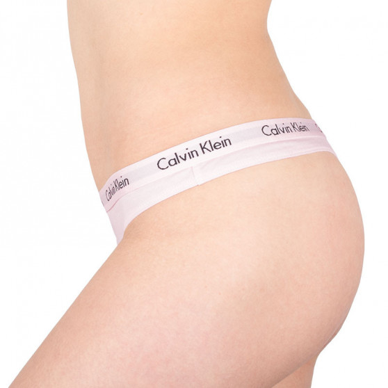 Tanga de mujer Calvin Klein rosa (D1617E-2NT)