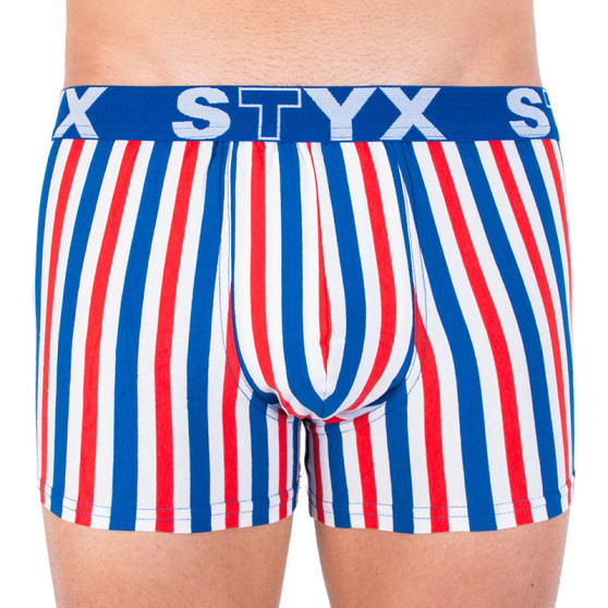 Boxers para hombre Styx largos deportivos elásticos multicolor (U863)