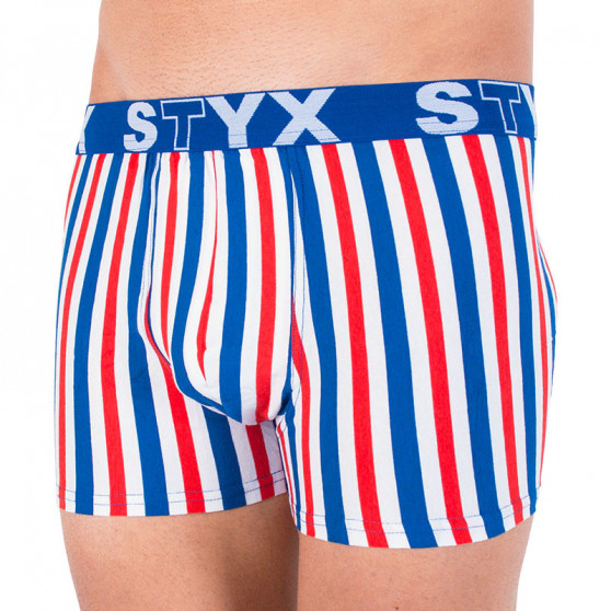 Boxers para hombre Styx largos deportivos elásticos multicolor (U863)