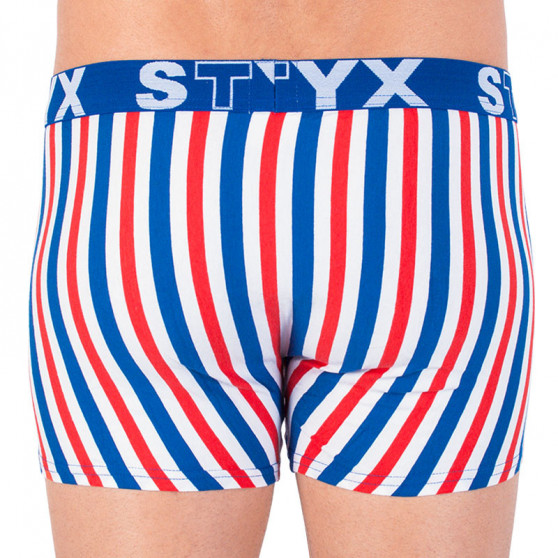 Boxers para hombre Styx largos deportivos elásticos multicolor (U863)