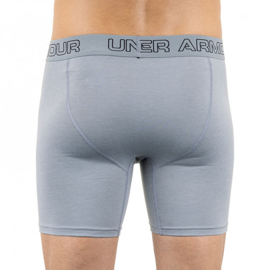 3PACK Boxers para hombre Under Armour gris (1277279 039)