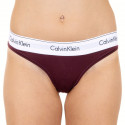 Tanga de mujer Calvin Klein burdeos (F3786E-MDO)