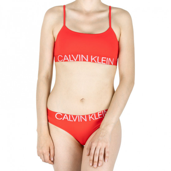 Sujetador de mujer Calvin Klein rojo (QF5181E-DFU)