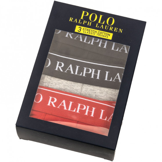 3PACK Boxers para hombre Ralph Lauren multicolor (714662050022a)