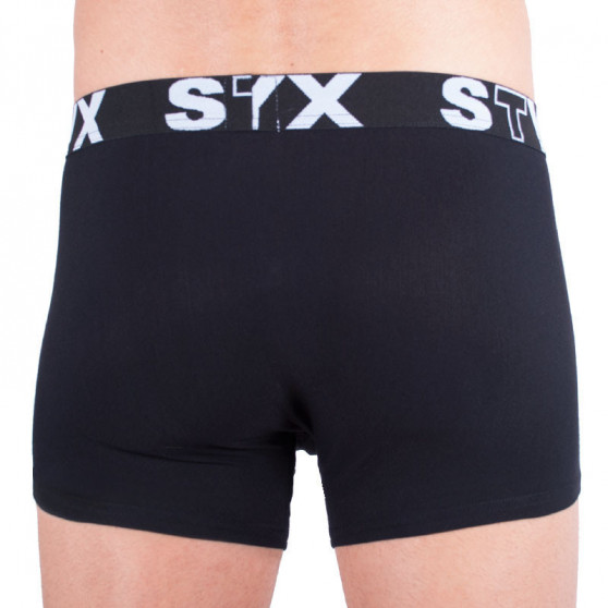 Boxers para hombre Styx goma deportiva sobredimensionado negro (R960)