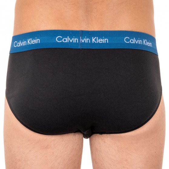 3PACK calzoncillos para hombre Calvin Klein negro (U2661G-HDL)