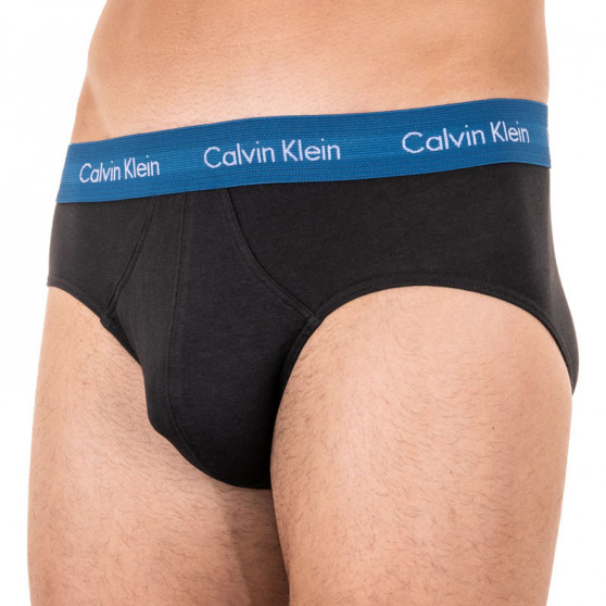 3PACK calzoncillos para hombre Calvin Klein negro (U2661G-HDL)