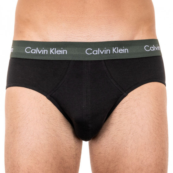 3PACK calzoncillos para hombre Calvin Klein negro (U2661G-HDL)