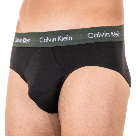 3PACK calzoncillos para hombre Calvin Klein negro (U2661G-HDL)