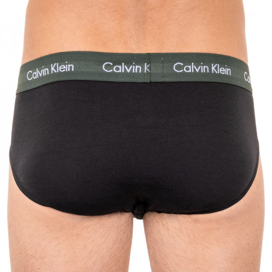 3PACK calzoncillos para hombre Calvin Klein negro (U2661G-HDL)