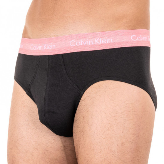 3PACK calzoncillos para hombre Calvin Klein negro (U2661G-HDL)