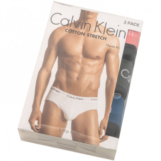 3PACK calzoncillos para hombre Calvin Klein negro (U2661G-HDL)