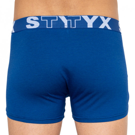 Boxers para hombre Styx goma deportiva sobredimensionado dark blue (R968)