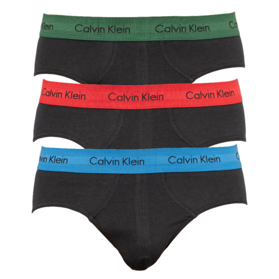 3PACK calzoncillos para hombre Calvin Klein negro (U2661G-BZP)