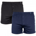 2PACK short hombre Molvy multicolor (KP-065-BBU)