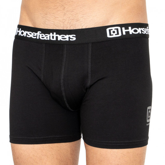 3PACK Boxers para hombre Horsefeathers negro (AM067A)