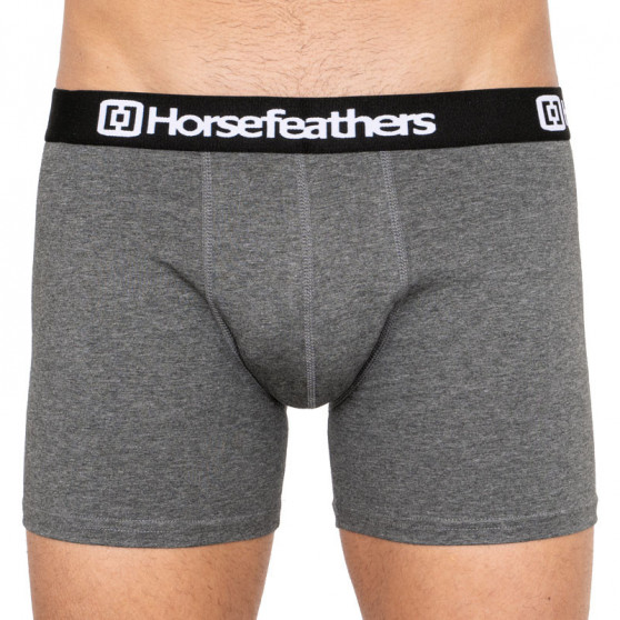 3PACK Boxers para hombre Horsefeathers Dynasty heather anthracite (AM067B)