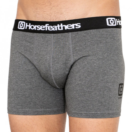 3PACK Boxers para hombre Horsefeathers Dynasty heather anthracite (AM067B)