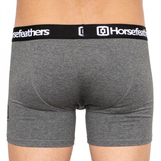 3PACK Boxers para hombre Horsefeathers Dynasty heather anthracite (AM067B)