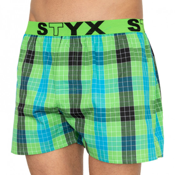 Calzones de hombre Styx elástico deportivo multicolor (B810)