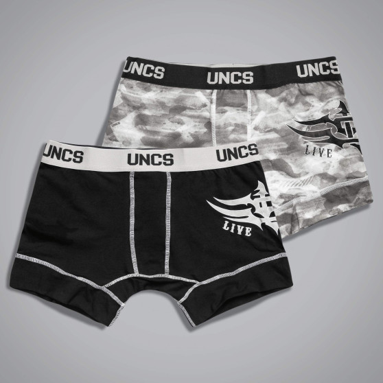 2PACK Boxers para hombre  Wings II sobredimensionado UNCS