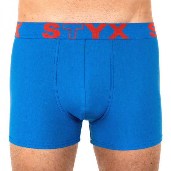 3PACK Boxers para hombre Styx sport elastic azul (G9676869)