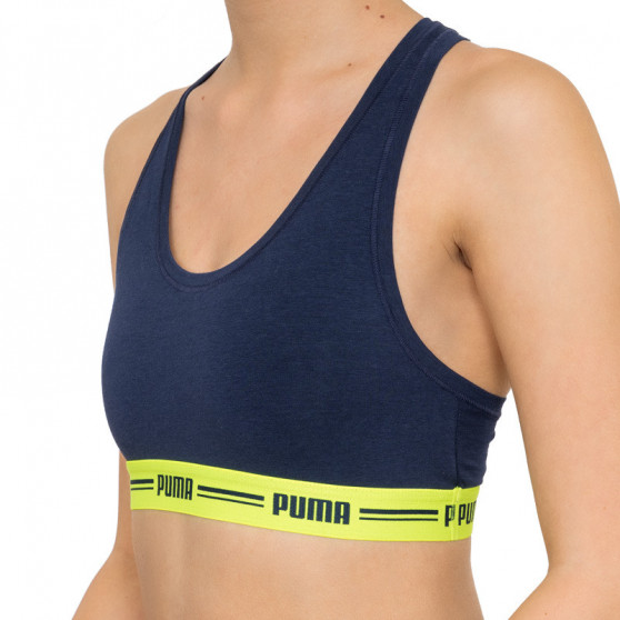 Sujetador deportivo de mujer Puma azul oscuro (574006001 546)