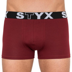 Boxers para hombre Styx sport goma burdeos (G1060)