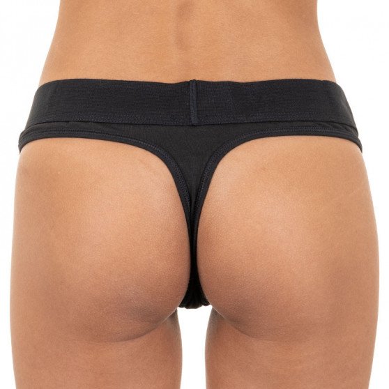 Tanga de mujer Calvin Klein negro (QF4920E-AE8)