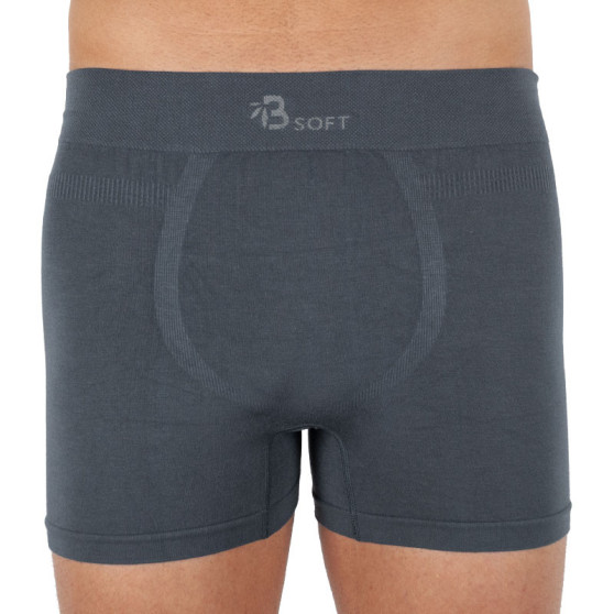 Boxers para hombre Gino bamboo seamless grey (54006)