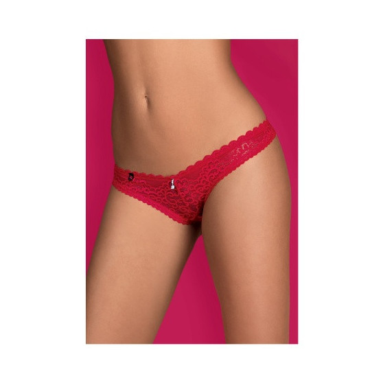 Tanga de mujer Obsessive Rougebelle rojo