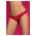 Tanga de mujer Obsessive Rougebelle rojo