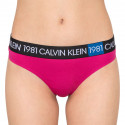 Tanga de mujer Calvin Klein rosa (QF5448E-8ZK)