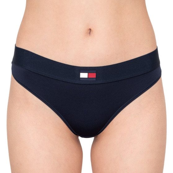 Tanga de mujer Tommy Hilfiger azul oscuro (UW0UW01044 416)