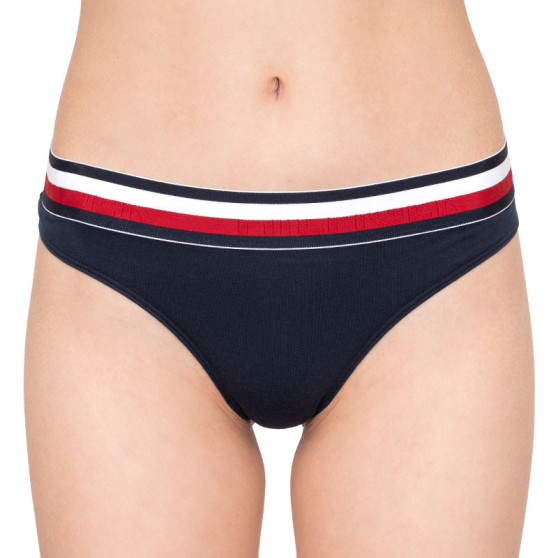 Tanga de mujer Tommy Hilfiger azul oscuro (UW0UW00513 416)