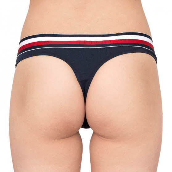 Tanga de mujer Tommy Hilfiger azul oscuro (UW0UW00513 416)