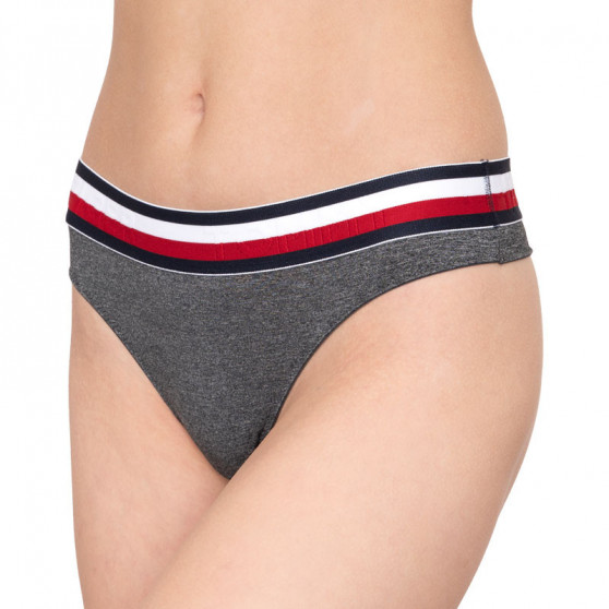 Tanga de mujer Tommy Hilfiger gris (UW0UW01065 091)