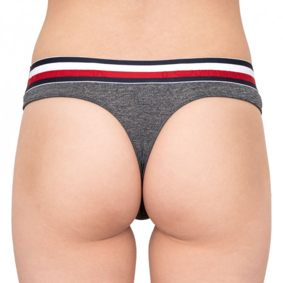 Tanga de mujer Tommy Hilfiger gris (UW0UW01065 091)