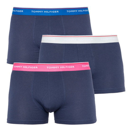 3PACK Boxers para hombre Tommy Hilfiger azul oscuro (UM0UM01642 027)