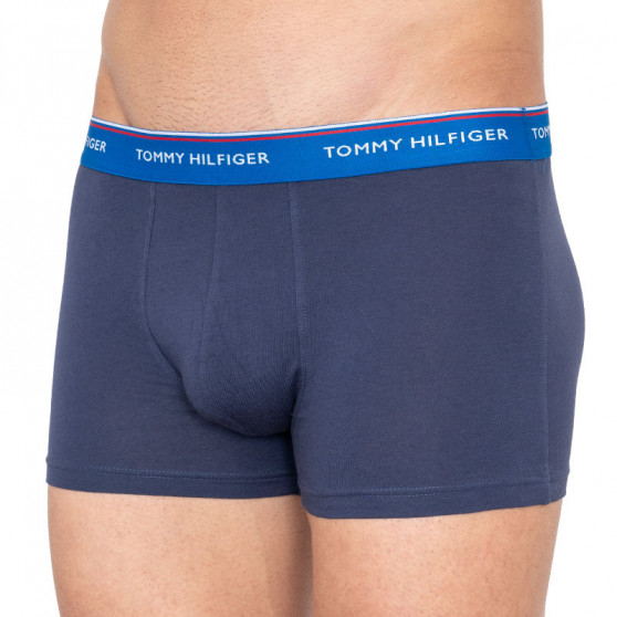 3PACK Boxers para hombre Tommy Hilfiger azul oscuro (UM0UM01642 027)