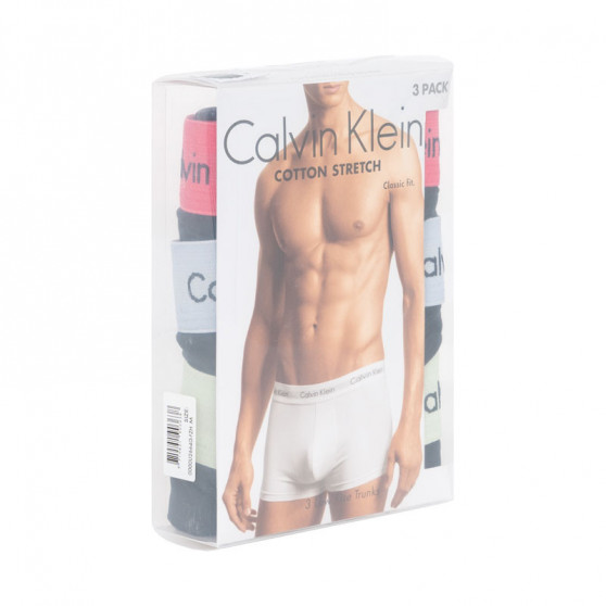 3PACK Boxers para hombre Calvin Klein negro (U2664G-FZH)