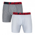 2PACK Boxers para hombre Under Armour gris (1327415 011)