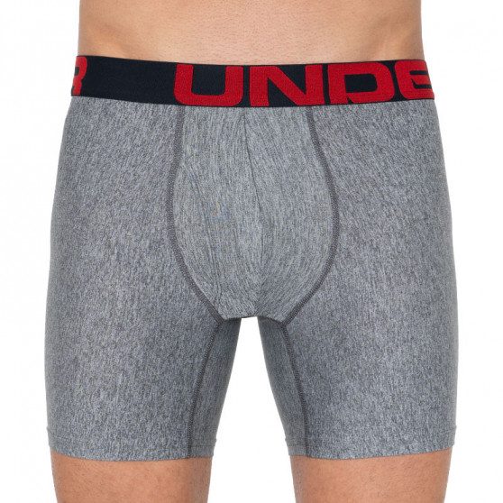 2PACK Boxers para hombre Under Armour gris (1327415 011)