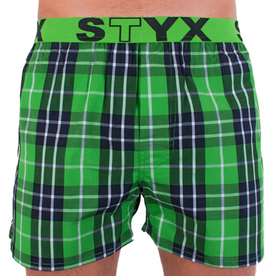 Calzones de hombre Styx elástico deportivo multicolor (B710)